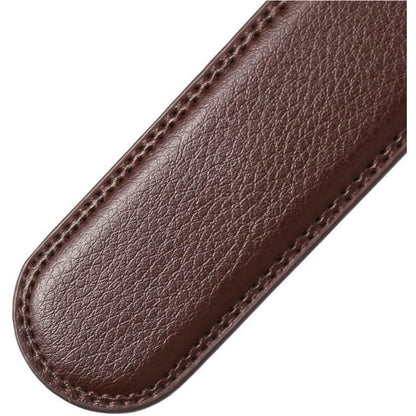 Checkered Leather Belt