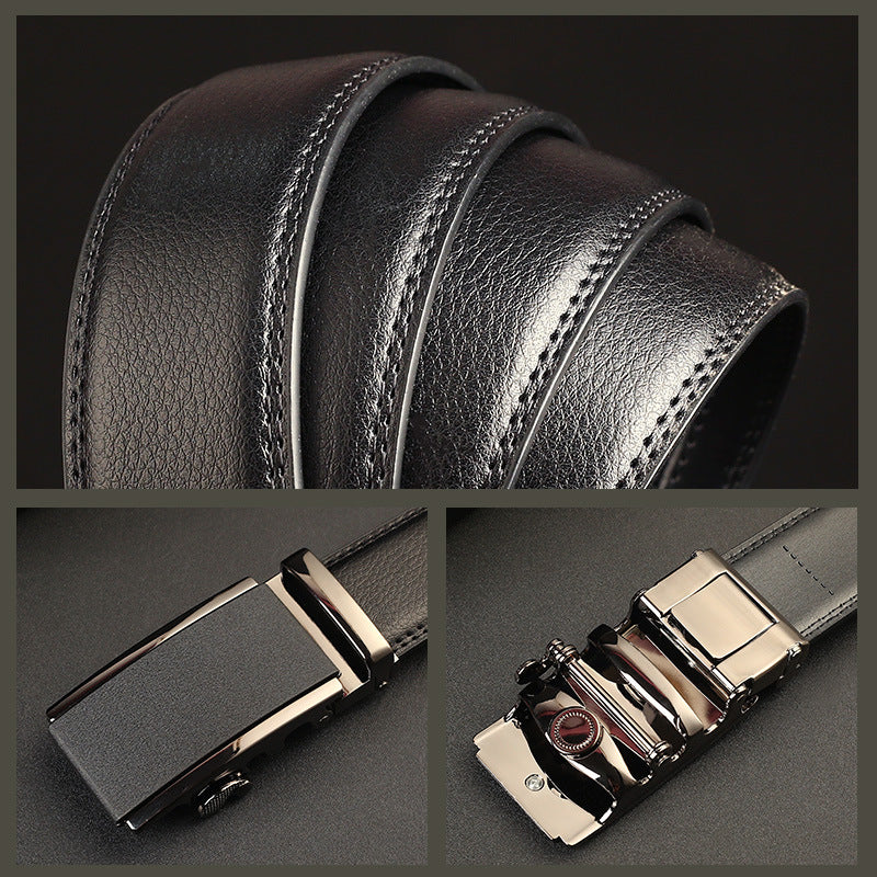 Embossed Leather Belt