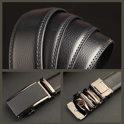 Embossed Leather Belt